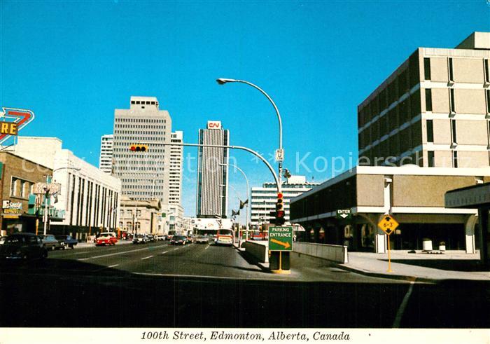 Edmonton Alberta 100th Street