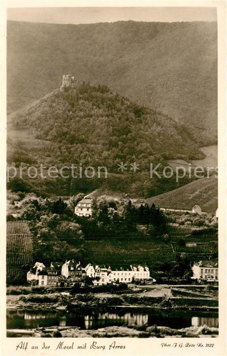 Alf Mosel Blick zur Burg Arras