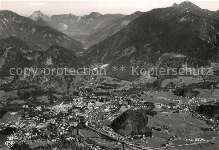 Bad Ischl Salzkammergut Panorama Blick von der Katrin mit Trauntal Alpen