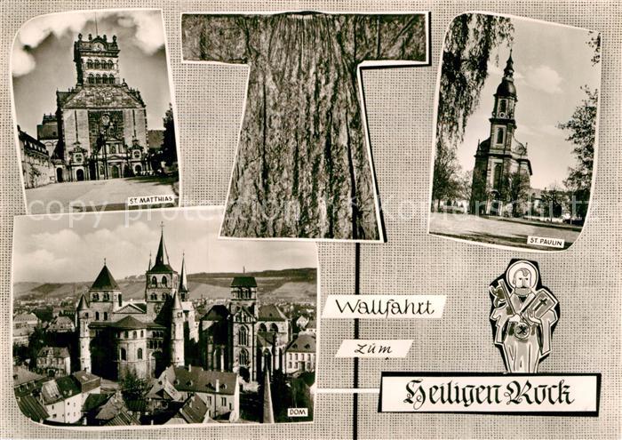 Trier St Matthias St Paulin Kirche Dom Wallfahrt zum heiligen Rock