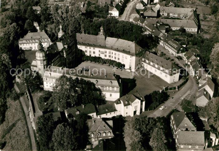 Bad Berleburg Fuerstliches Schloss Kneipp Heilbad Fliegeraufnahme