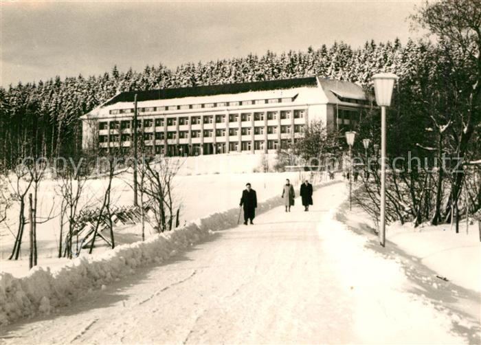Bad Brambach Fucik Heim im Winter