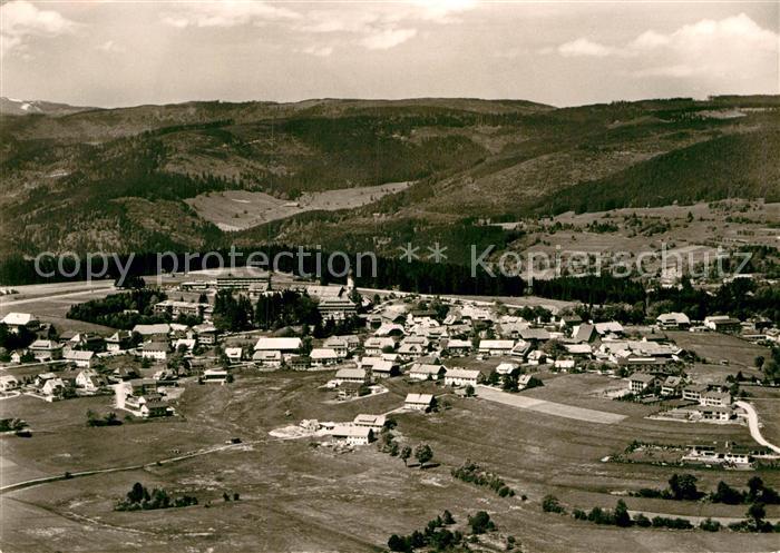 Hoechenschwand Schwarzwald BW Kurort Schwarzwald Fliegeraufnahme