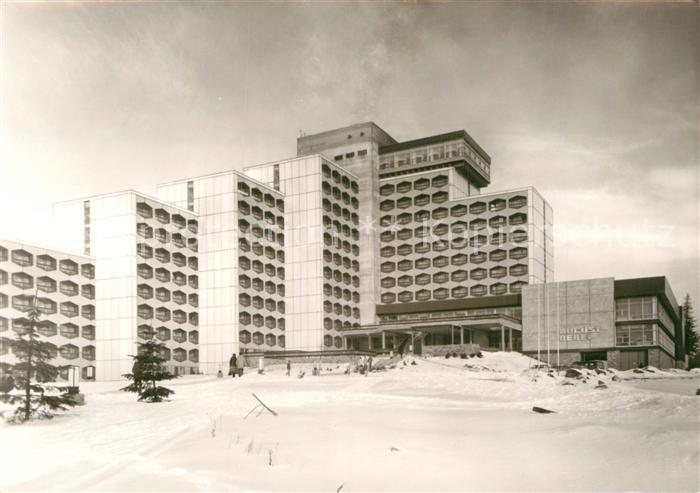 Friedrichroda FDGB Erholungsheim August Bebel im Winter