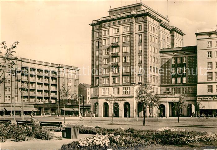 MAGDEBURG  CITY Wilhelm Pieck Allee Blick zur Weinarkade