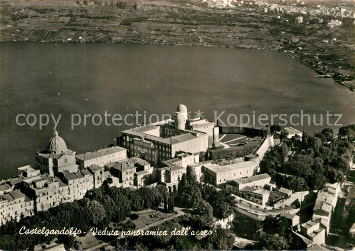 Castelgandolfo Latium Residenza del Papa veduta dall aereo