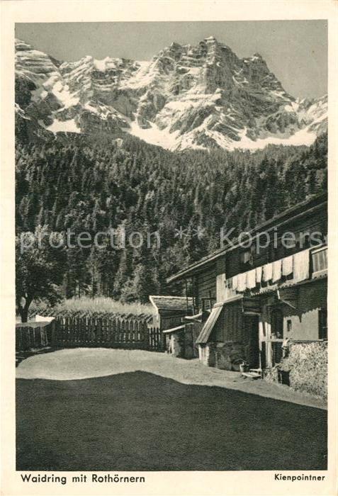 Waidring Tirol mit Rothoernern