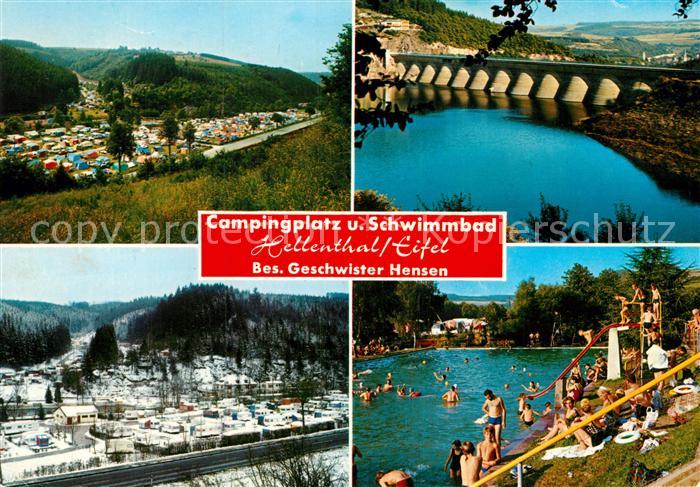 Hellenthal Eifel Campingplatz Schwimmbad Talsperre Stausee