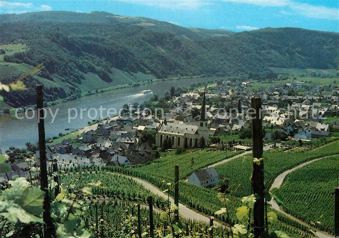 Kroev Mosel Panorama Moseltal Weinberge