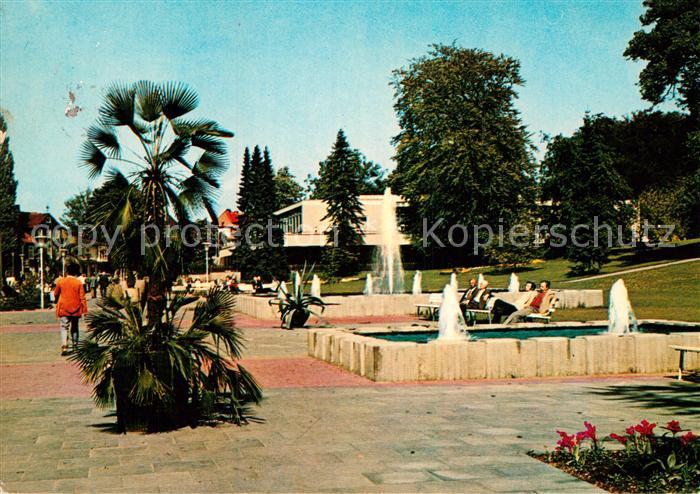 Bad Nenndorf Anlagen am Kurhaus Wasserspiele