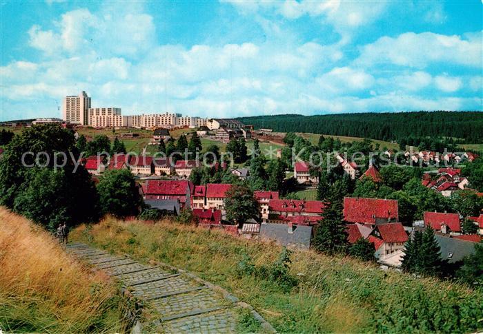 Altenau Harz Panorama Blick auf den Glockenberg