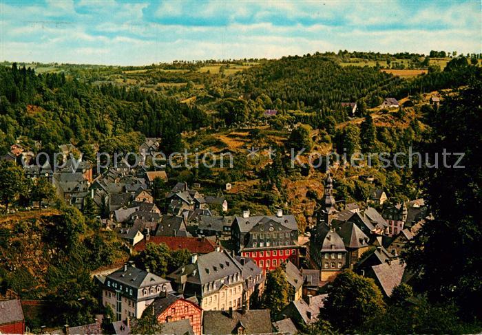 Monschau Blick auf die Stadt