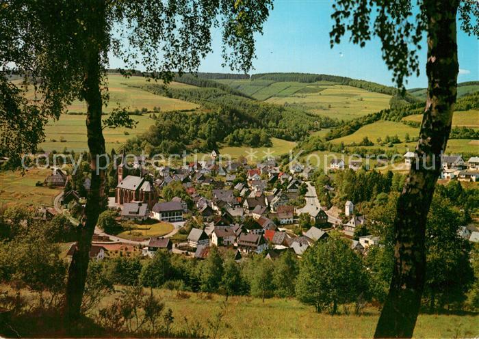 Zueschen Sauerland Panorama Urlaubsort im Hochsauerland