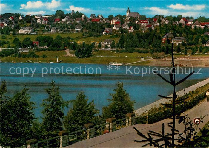 Langscheid Sorpesee Sorpetalsperre Staudamm