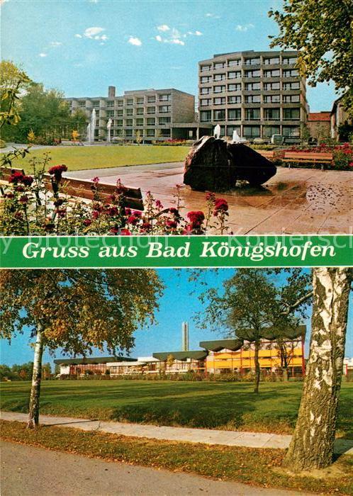 Bad Koenigshofen Kurhotel Promenade Brunnen Kurzentrum