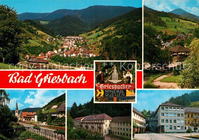Bad Griesbach Schwarzwald  Panorama Mineralquellen Ortsansichten