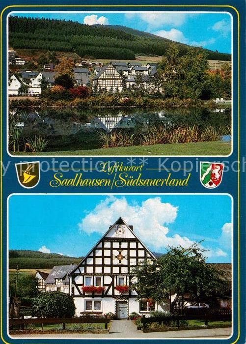 Saalhausen Sauerland Teilansichten Luftkurort Fachwerkhaus