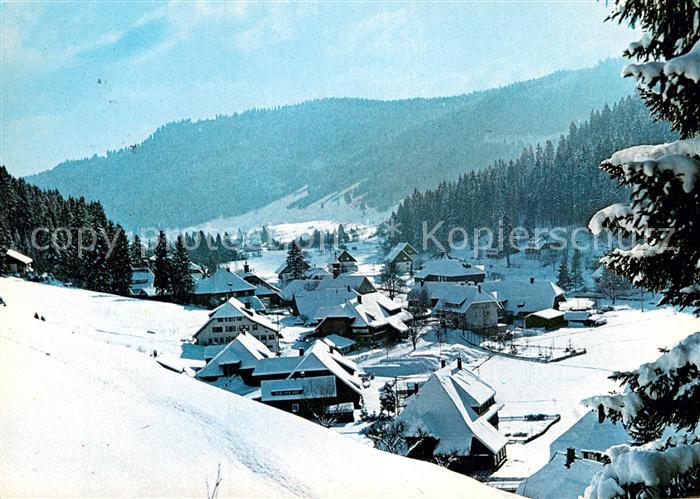 Menzenschwand Winterpanorama Luftkurort im Schwarzwald
