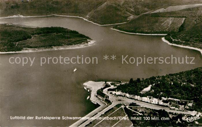 Heimbach Eifel Luftbild Rurtalsperre Schwammenauel