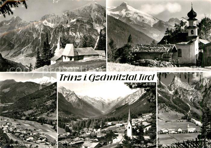 Trins Innsbruck St Magdalena Gschnitztal Noesslach Kirche Olperer Gschnitz Alpen