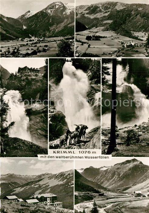 Krimml Alpenpanorama Wasserfaelle