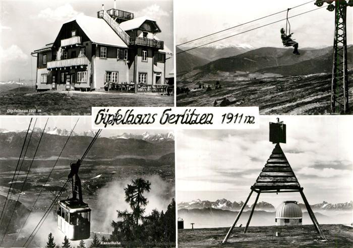 Gerlitzen Gipfelhaus Sessellift Kanzelbahn