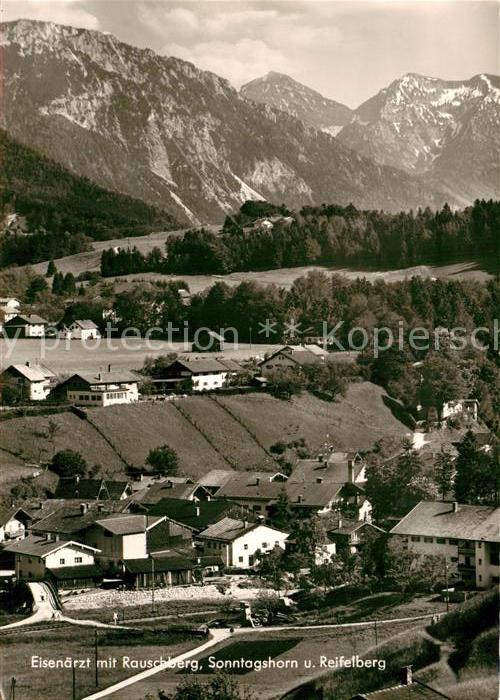 Eisenaerzt mit Rauschberg Sonntagshorn und Reifelberg Chiemgauer Alpen