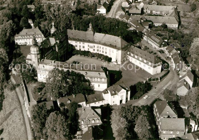 Bad Berleburg Fuerstliches Schloss Fliegeraufnahme
