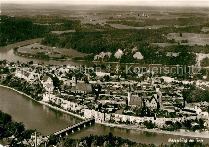 Wasserburg Inn Fliegeraufnahme