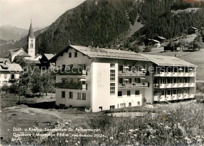 Gaschurn Vorarlberg Diaet und Kneipp Sanatorium Dr Felbermayer
