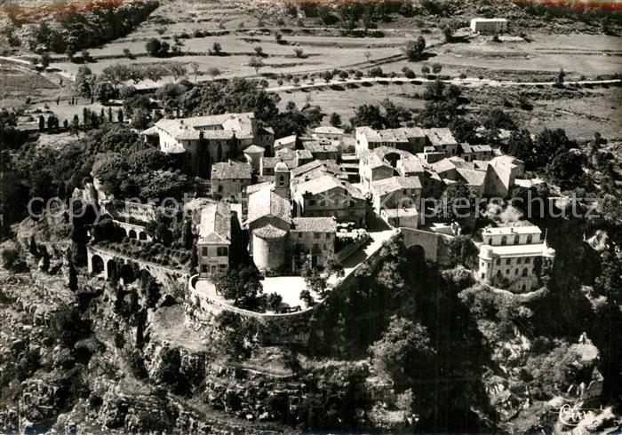 Gourdon Alpes-Maritimes Vue aerienne