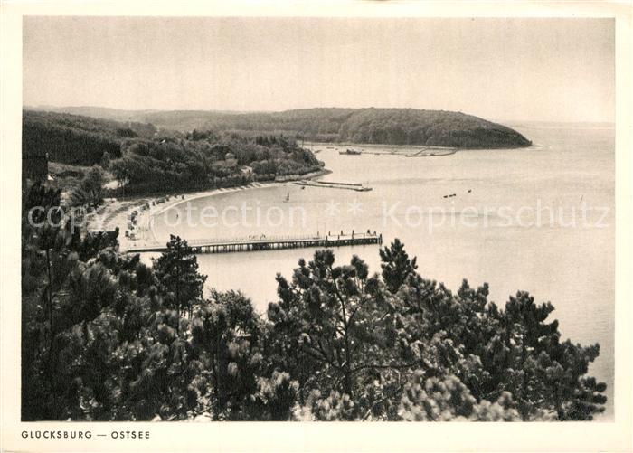 Gluecksburg Ostseebad Panorama Kueste