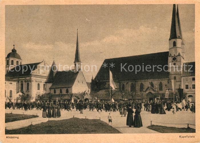 Altoetting Kapelplatz Kapelle Kirche Wallfahrtsort
