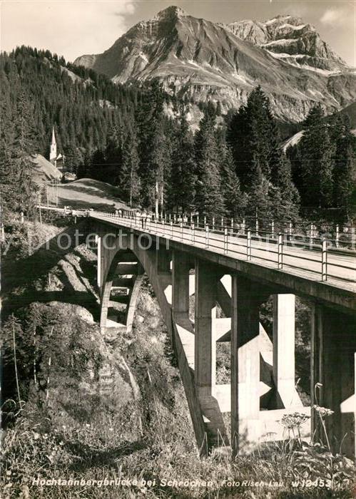Schroecken Vorarlberg Hochtannbergbruecke Alpen