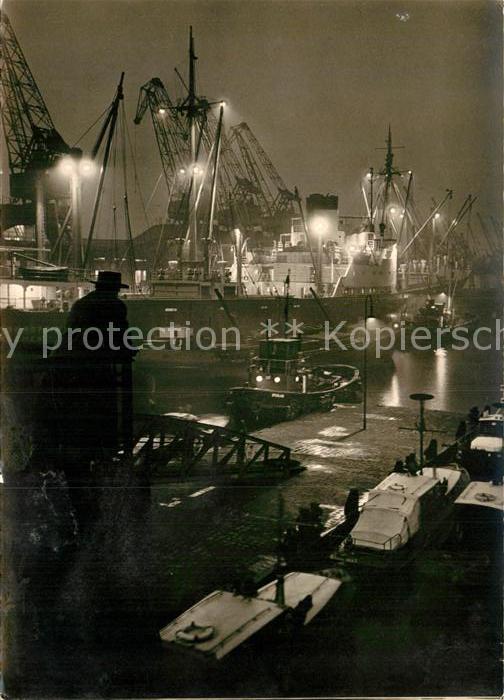 BREMEN CITY Naechtlicher Hafen