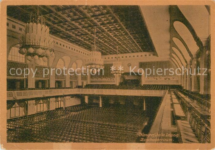 LEIPZIG Sachsen Kongresshalle Zuschauerraum