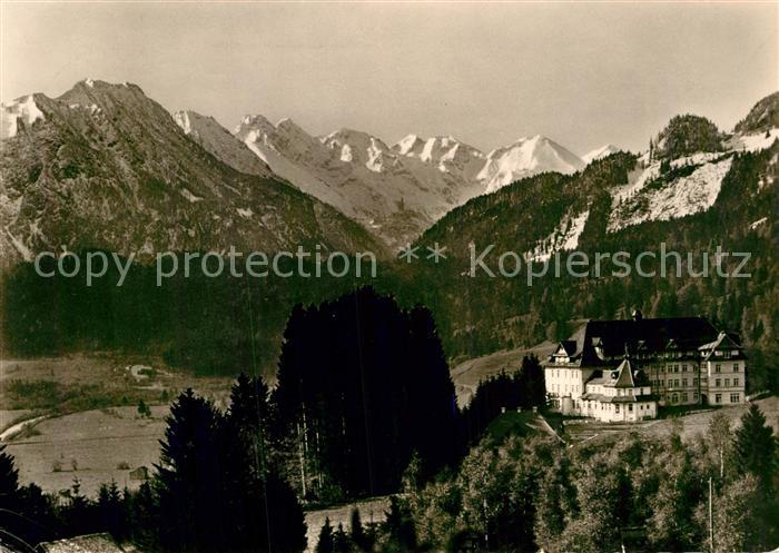 Oberstdorf Stillachhaus Sanatorium Alpenpanorama