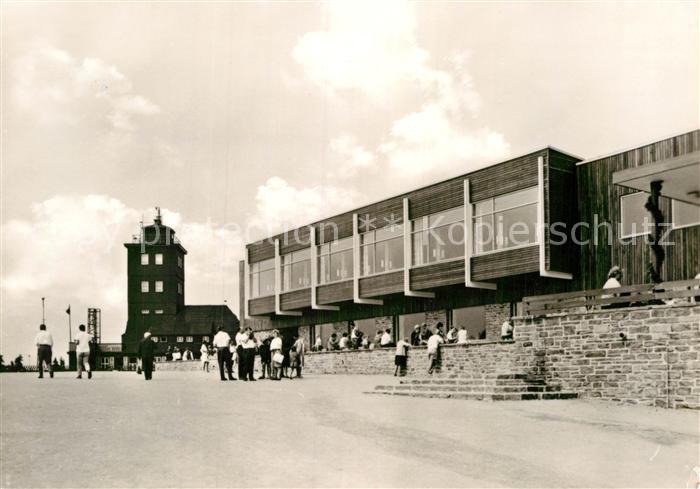 Oberwiesenthal Erzgebirge HO Gaststaette Fichtelberghaus Cafe Restaurant