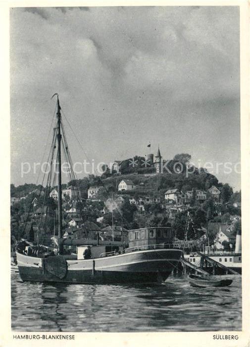 Blankenese Hamburg Suellberg Segelboot