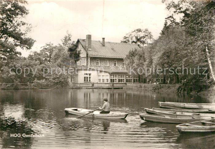 Jonsdorf HO Gaststaette Gondelfahrt Kurort Zittauer Gebirge