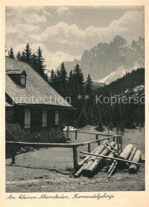 Karwendel Berghaus am kleinen Ahornboden