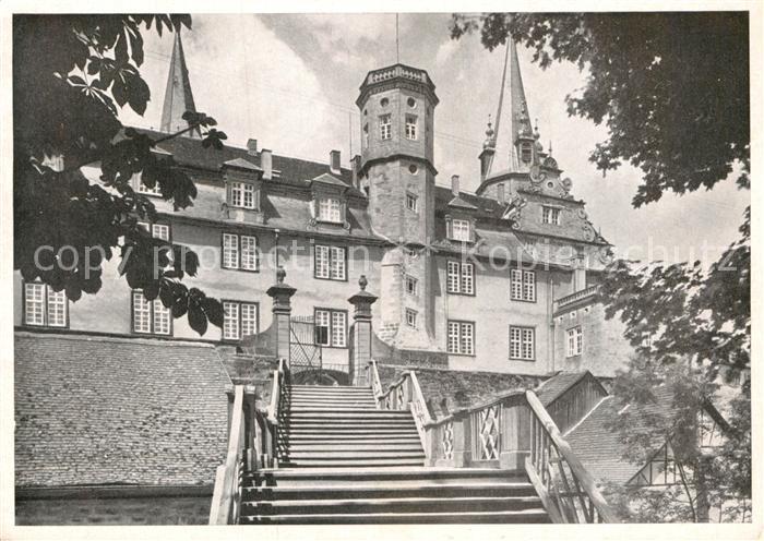 oehringen Hohenlohe Schloss Serie Burgen und Schloesser Jugendherbergsgroschen 1