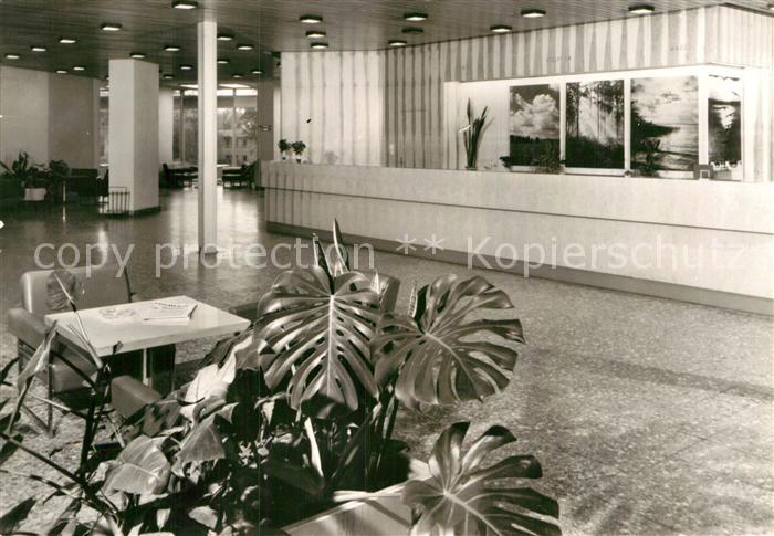 Klink Waren FDGB Ferienobjekt Erholungsheim Herbert Warnke Empfang