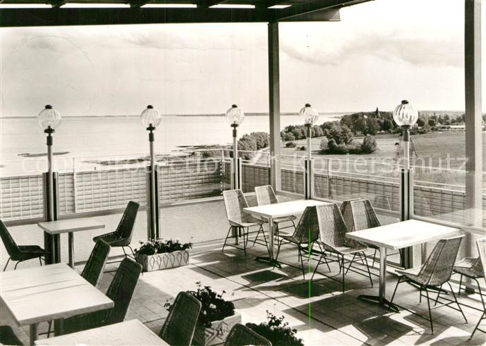 Klink Waren FDGB Ferienobjekt Erholungsheim Herbert Warnke Dachcafe Terrasse