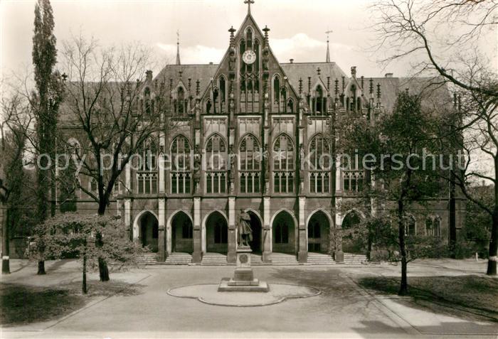 DRESDEN Elbe Kreuzschule Denkmal vor der Zerstoerung 1945 Repro