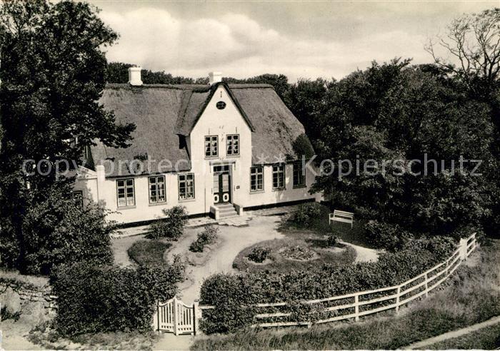 Keitum Sylt Friesenhaus Luftkurort