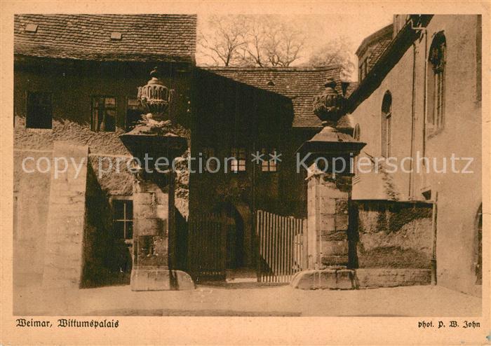 Weimar Lahn Wittumspalais Kartenkalender fuer das Goethejahr 1932