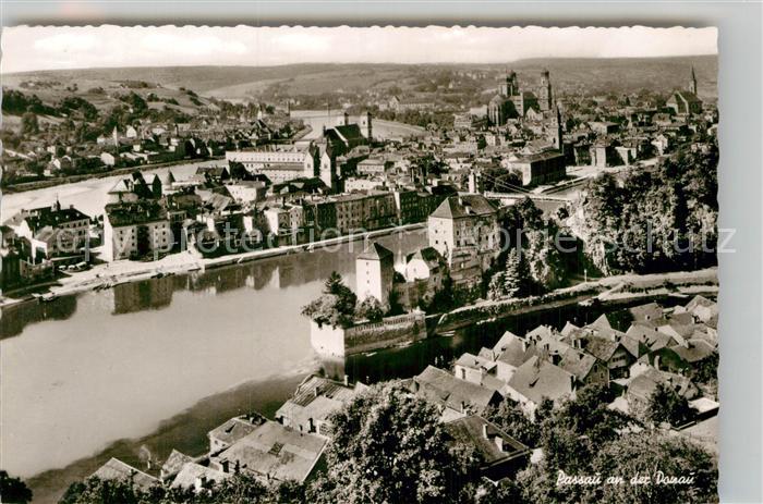 PAssAU Bayern Dreifluessestadt am Zusammenfluss von Donau Inn und Ilz