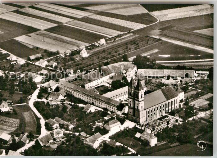 Niederalteich Donau Benediktinerabtei Fliegeraufnahme