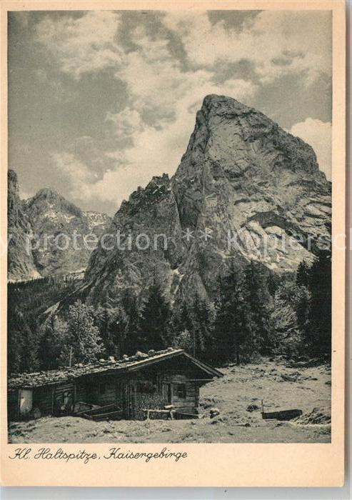 Kaisergebirge Berghuette Kleine Haltspitze